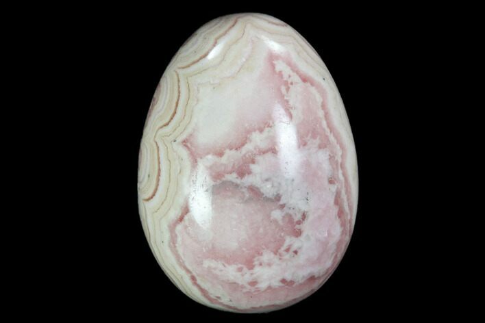 Polished Rhodochrosite Egg - Argentina #100432